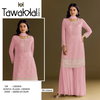 Tawakkal 1314 Heavy Chinon With Embroidery Work Top With Sharara Dupatta Wholesale In India